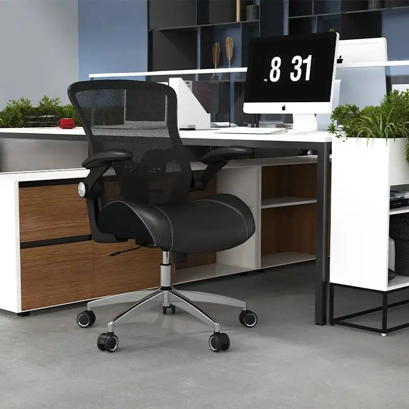 Cojín para el cuello, silla de oficina cómoda, silla de oficina ergonómica de diseño moderno, Silla de Oficina de estilo nórdico, muebles de oficina
