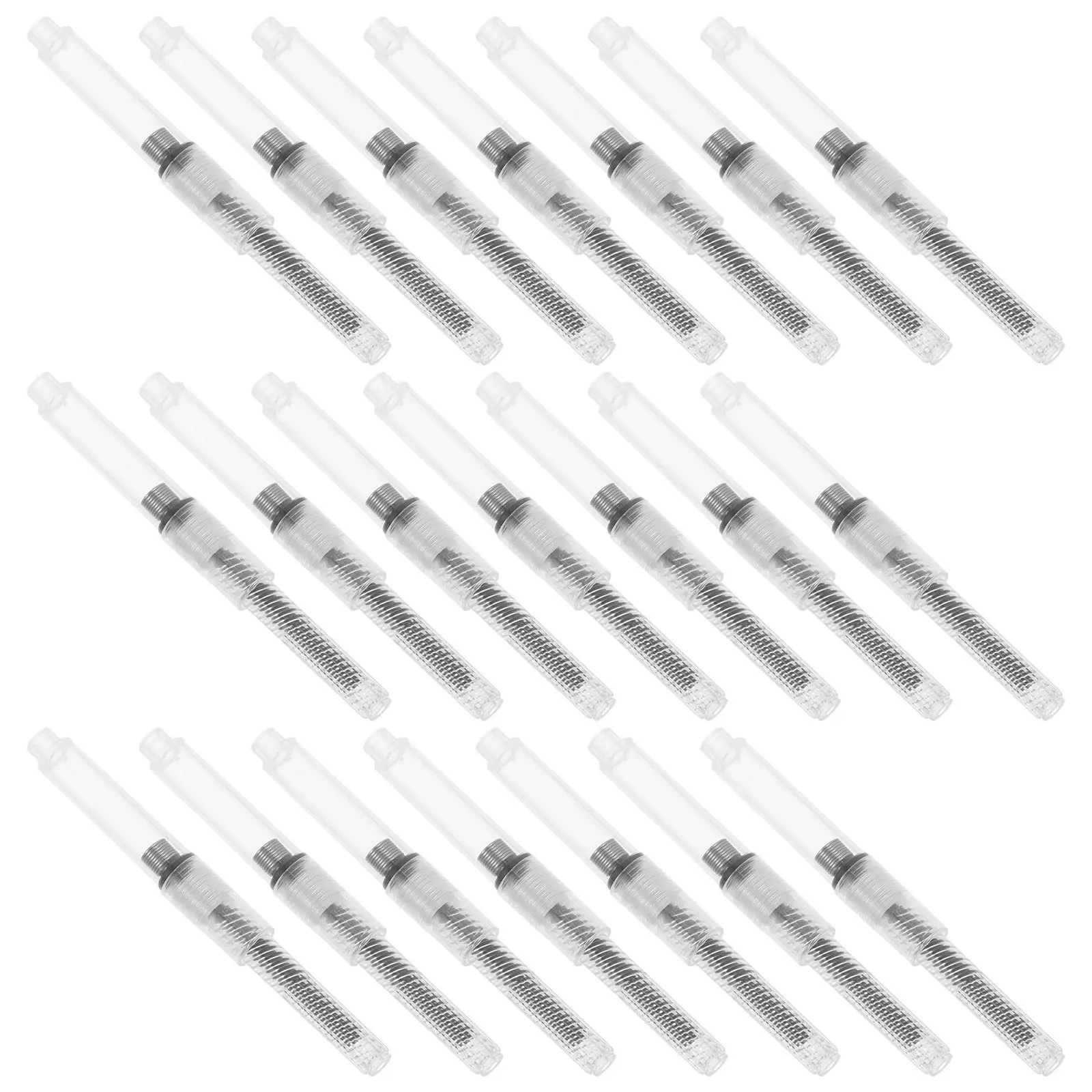 

50Pcs Fountain Pen Screw Ink Converter Push Fill Ink Absorber Smooth Flow Refill Writing Pen Compatible Converter Accessories