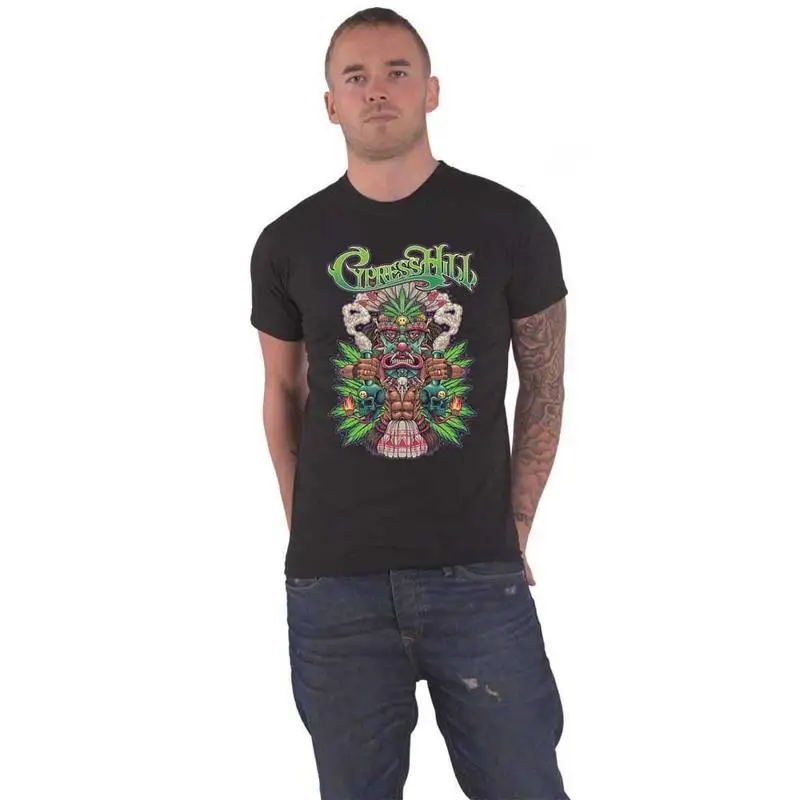 

Cypress Hill T Shirt Tiki Time New Official Black