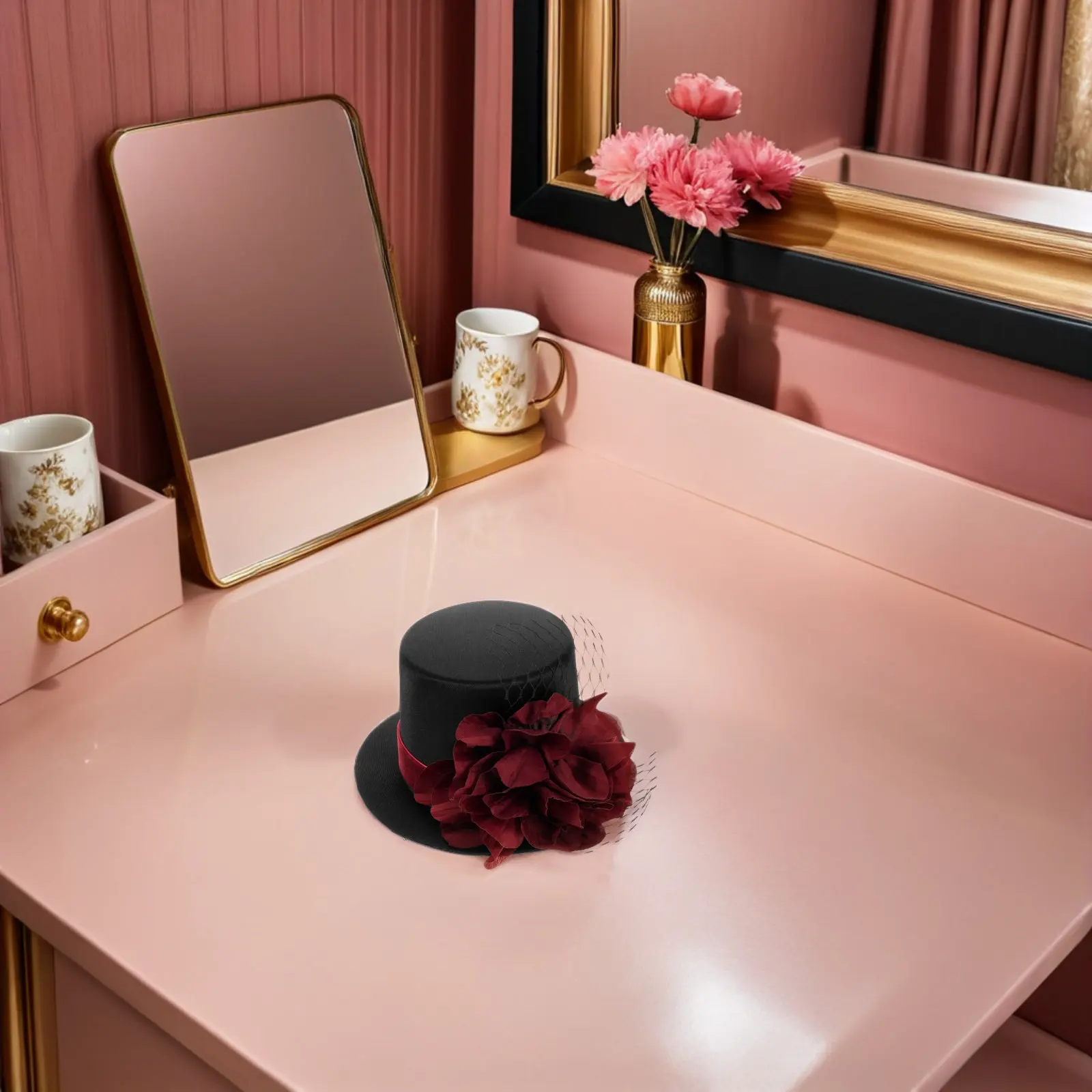 

Retro Small Fedora Hat Classic Vintage Style Fashionable Casual Wear Elegant Design Trendy Gift Choice for Women and Men