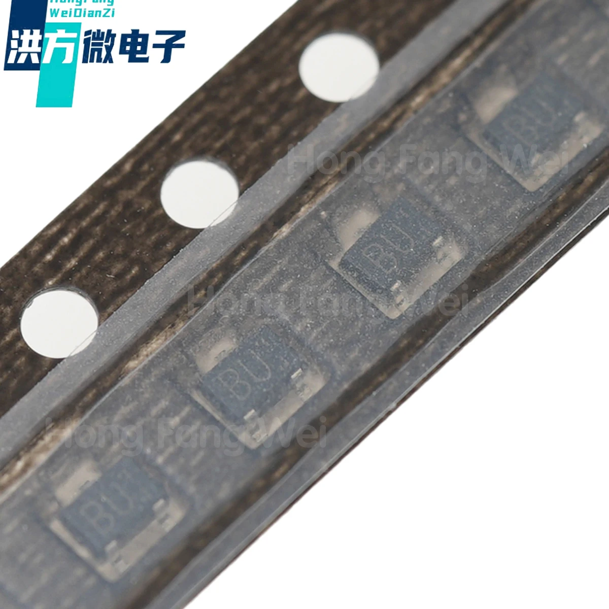 20-100PCS Origin,BU, 1 pair of series connected switching diodes 1.2V@100mA  80V 100mA SOT-323-3:DA228UT106,Marking:BU