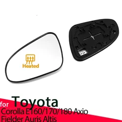 Car Left Right Rearview Side Wing Heated Durable Mirror Glass for Toyota Corolla E160 E170 E180