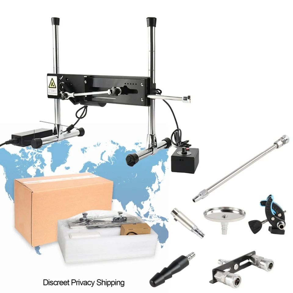 FREDORCH F6 120W Wired Control Quiet Automatic Sex Machine Vac-u-Lock Turbo Gear Power Steel Frame Love Machines for Women