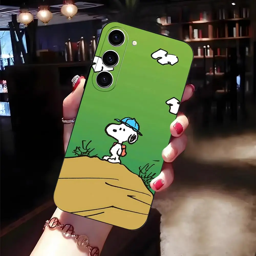 Cartoon O-SnoOPIES-YS Phone Case For Samsung S26 S25 Edge S24 S23 S22 Ultra Plus Fe A57 A37 A17 A56 5G Silicon Cover