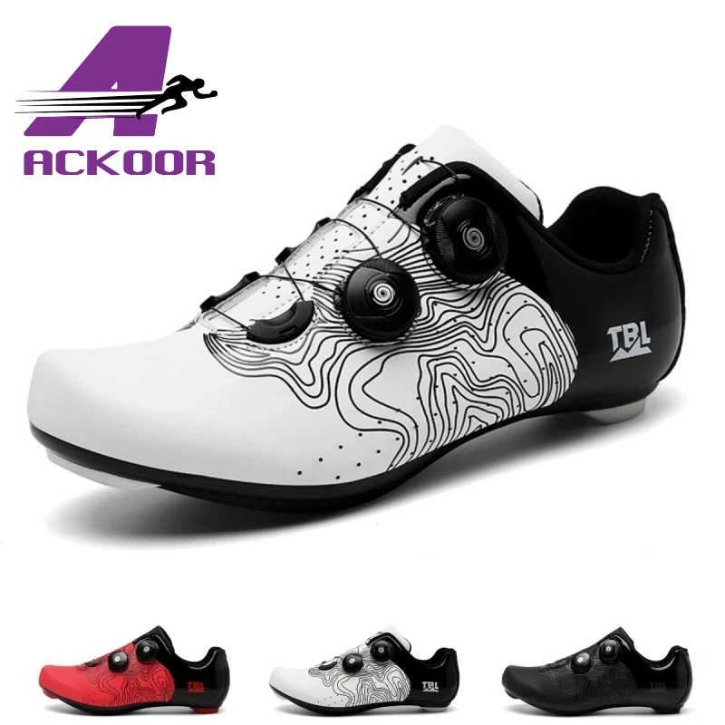 

ACKOOR/мужская обувь для шоссейного велоспорта, женская нескользящая обувь для велоспорта, спортивная обувь на плоской подошве, профессиональная обувь для горного велосипеда
