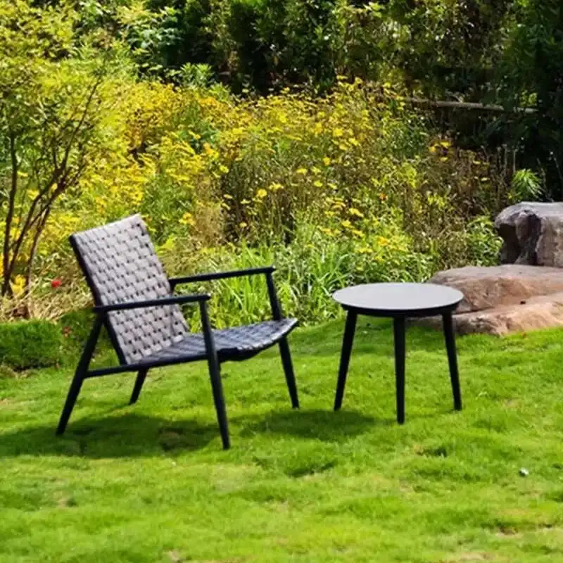 

Waterproof Rattan Garden Furniture Set Balcony Assesories Adult Patio Garden Furniture Set Black Outside Tuinmeubelen Decoration