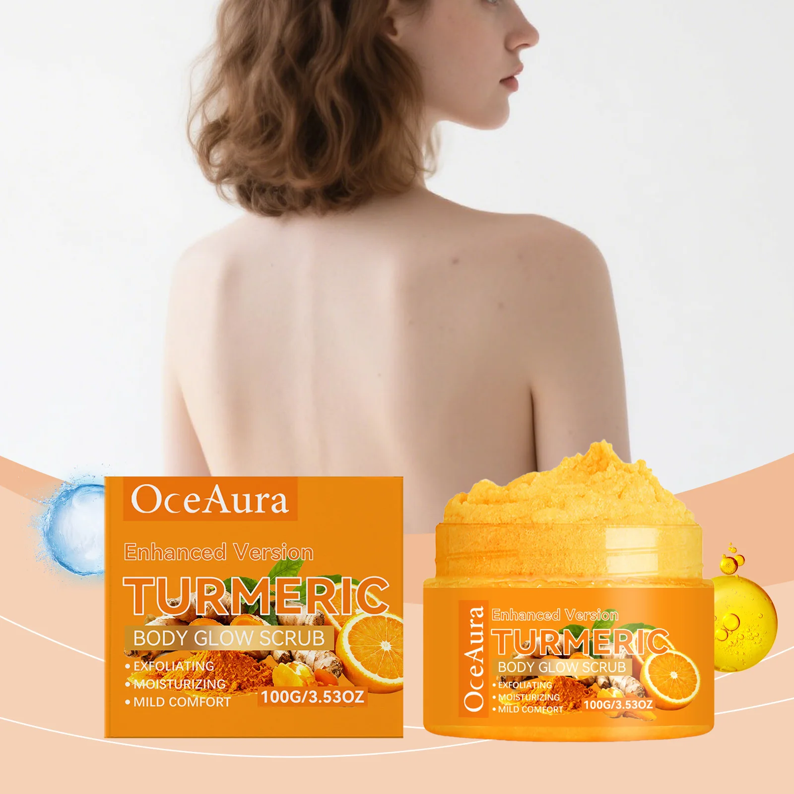 Gommage corporel au curcuma, n - Skincare Glow Glowing avis et prix