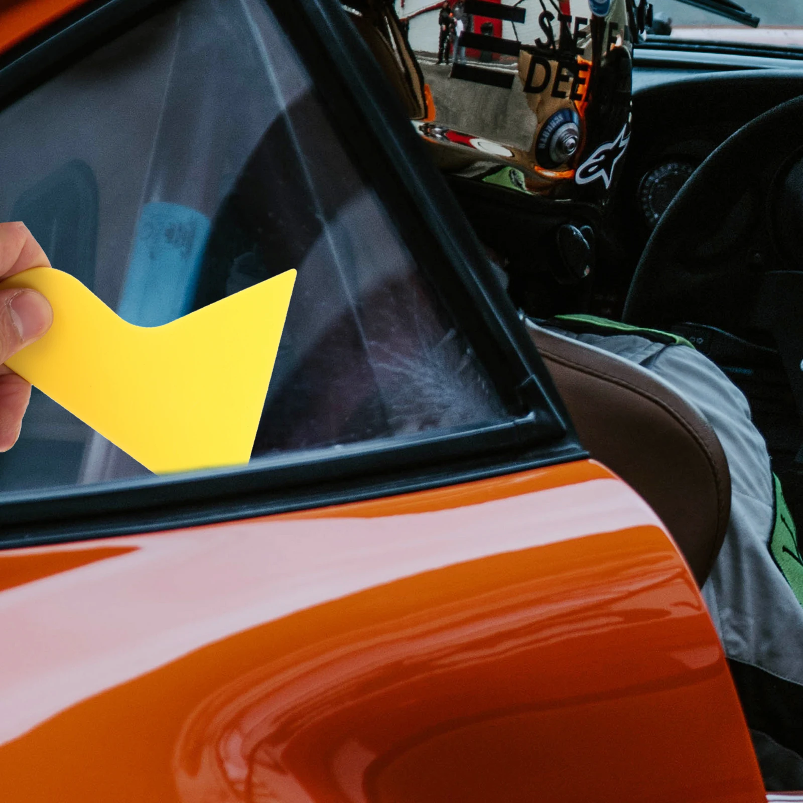 

4Pcs Auto Film Squeegee Plastic Scraper Car Window Sticker Decal Application Tool Vinyl Wrap Remover Bubble Free