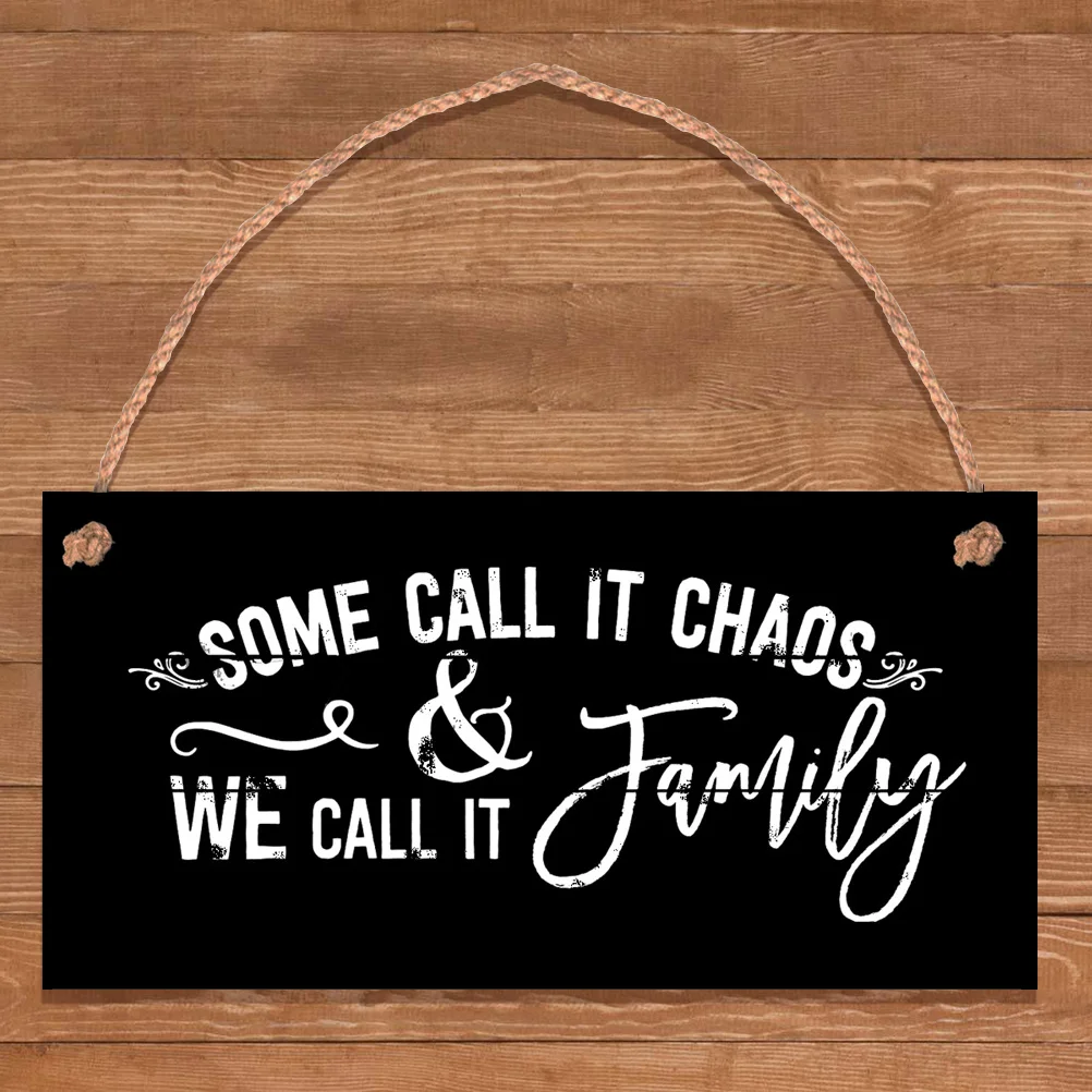 

Furniture Decor Plaque Crafts Hanging Sign Wall Blackboard Cartoon DIY Wood Wooden Bamboo Welcome Home