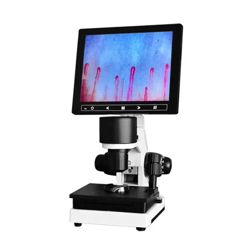 Digital Microscope Nailfold Capillary Microcirculation Detector Blood Microcirculation Analyzer with 7/9