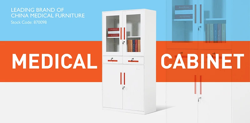 Stainless Steel Medical Instrument Cabinet for Hospital