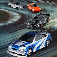 1/43 RC Car Racing Cars 2.4G Radio Control Drift Car 4WD Off-road High-Speed Motor Vehicle Model Toy Boys Gifts With Gyroscope