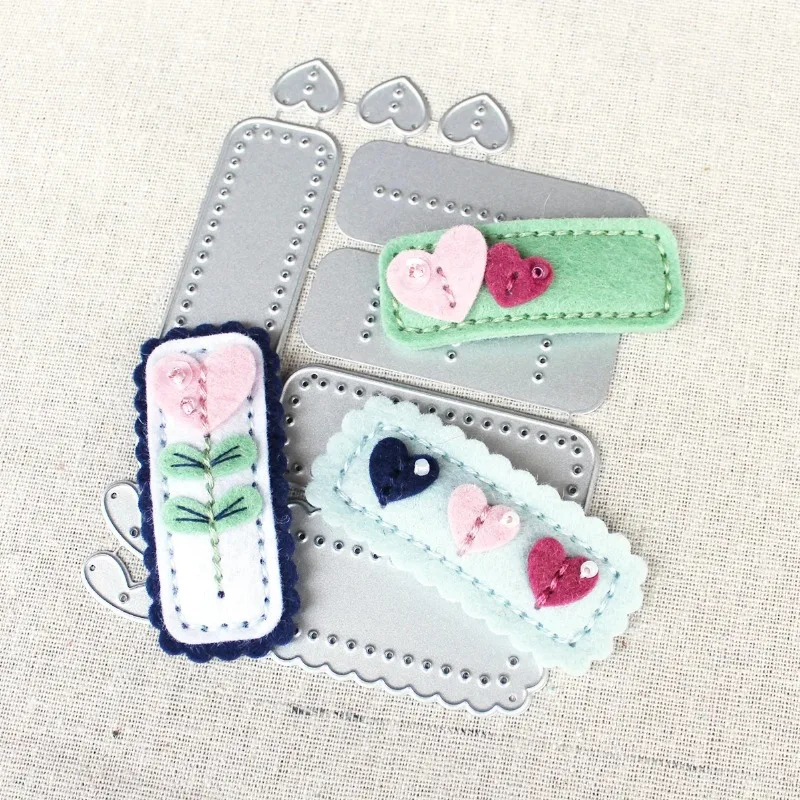 Love Birds Sweet Treats Metal Cutting Dies Slimline Essentials Scrap Booking Card Stencil Cut Die for DIY Handmade Card Crafts