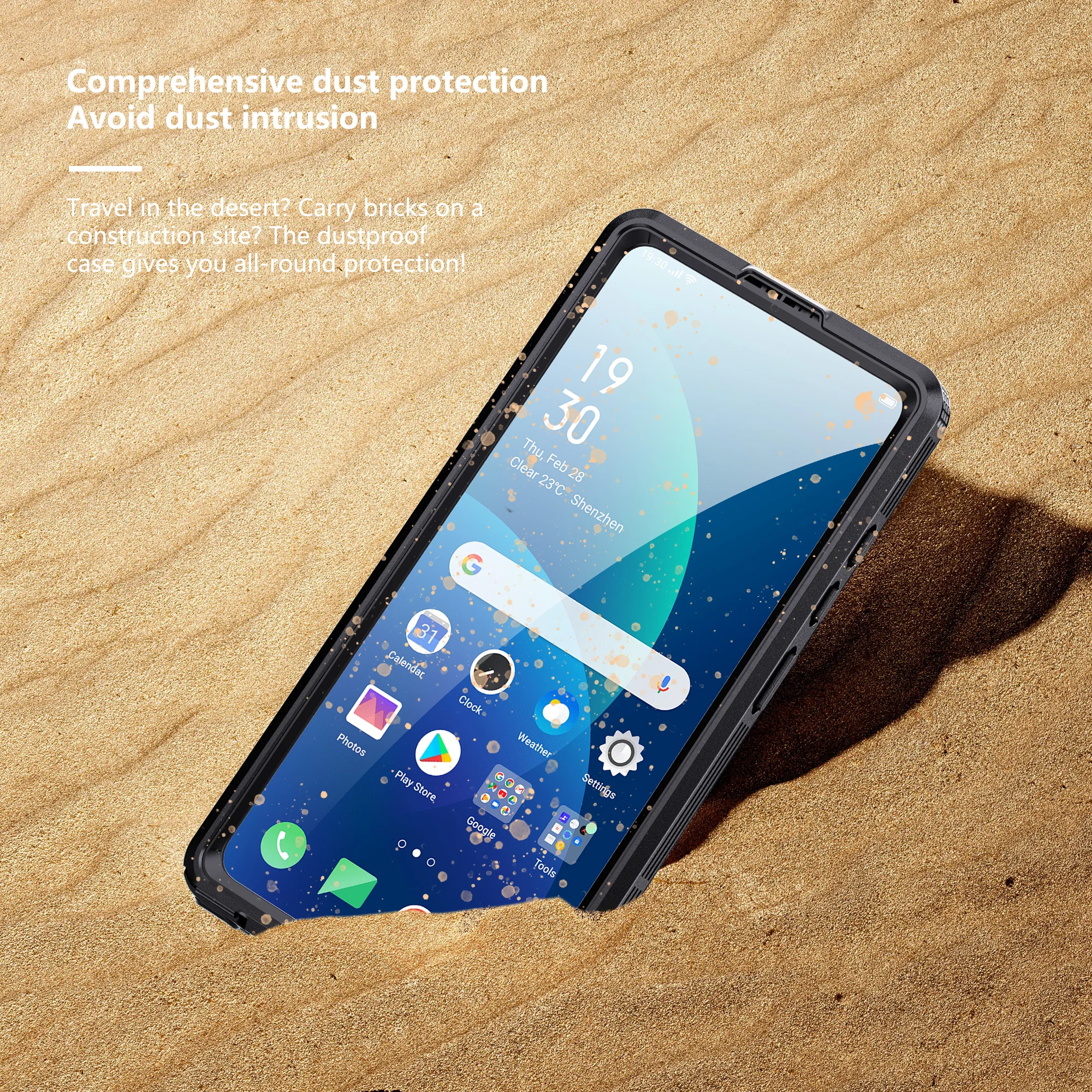 IP68 Wasserdichte Handyhülle, Geeignet für Samsung Galaxy S26 Ultra S25 S24 Serie, mit Schwimmring, Berührungsempfindlich, Rundum-Schutz – Detail 12