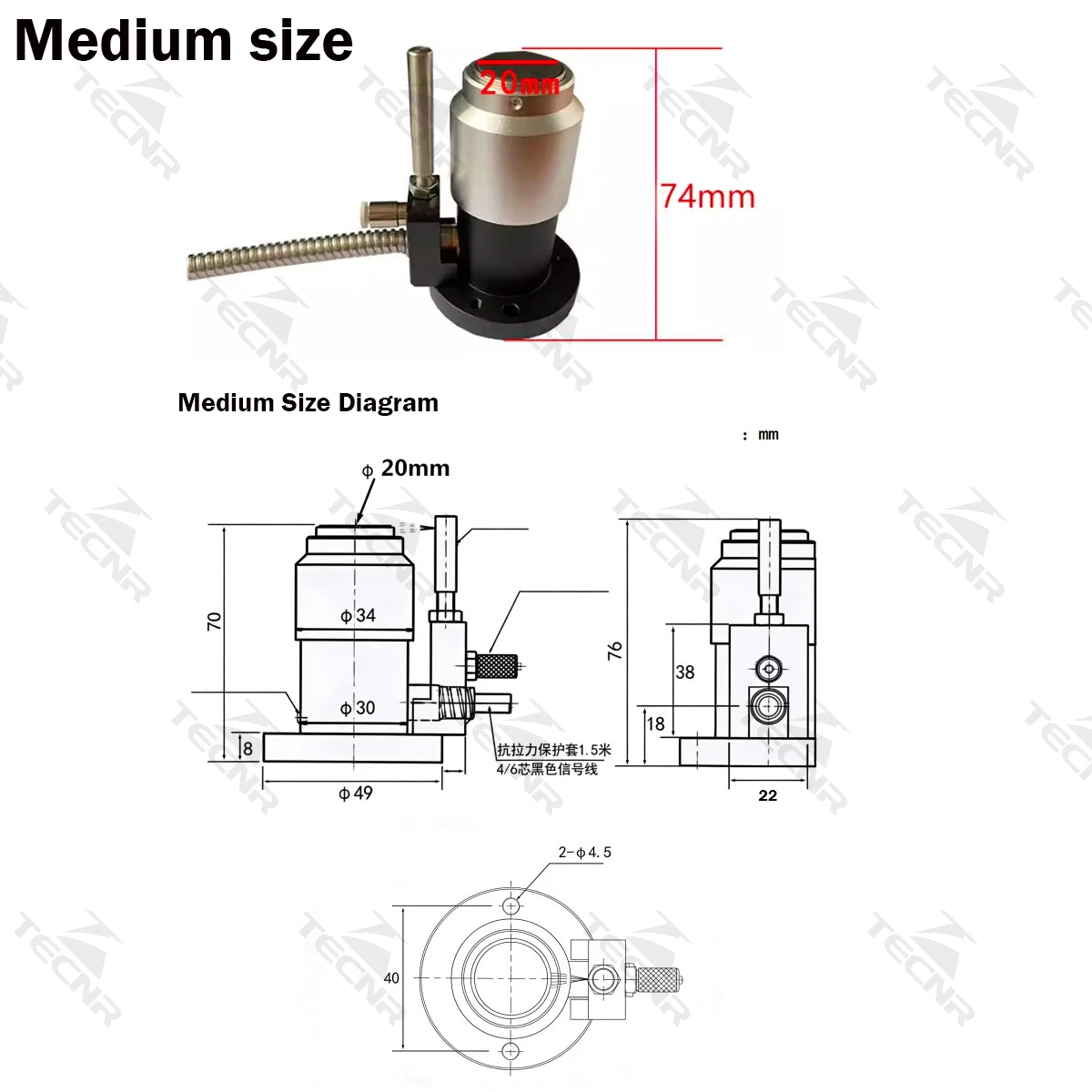high precision automatic tool sensor Auto-Check Instrument Z axis Gauge setter for cnc router