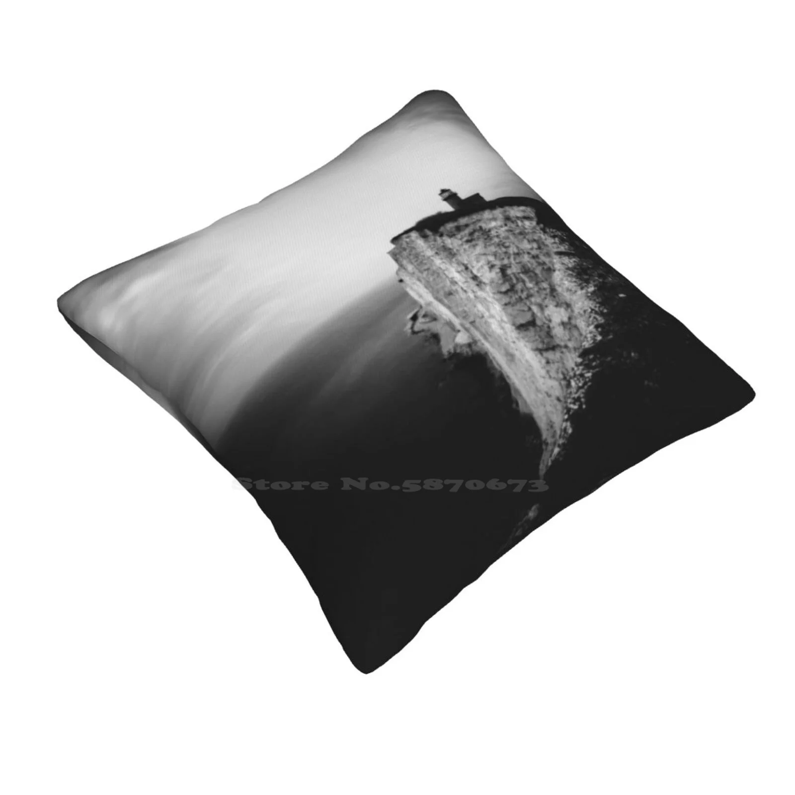 Belle Tout Lighthouse. Pinhole Photo Bedroom Office Hug Pillowcase Zeroimage Zero4X5 Zeropinhole Pinholephotography