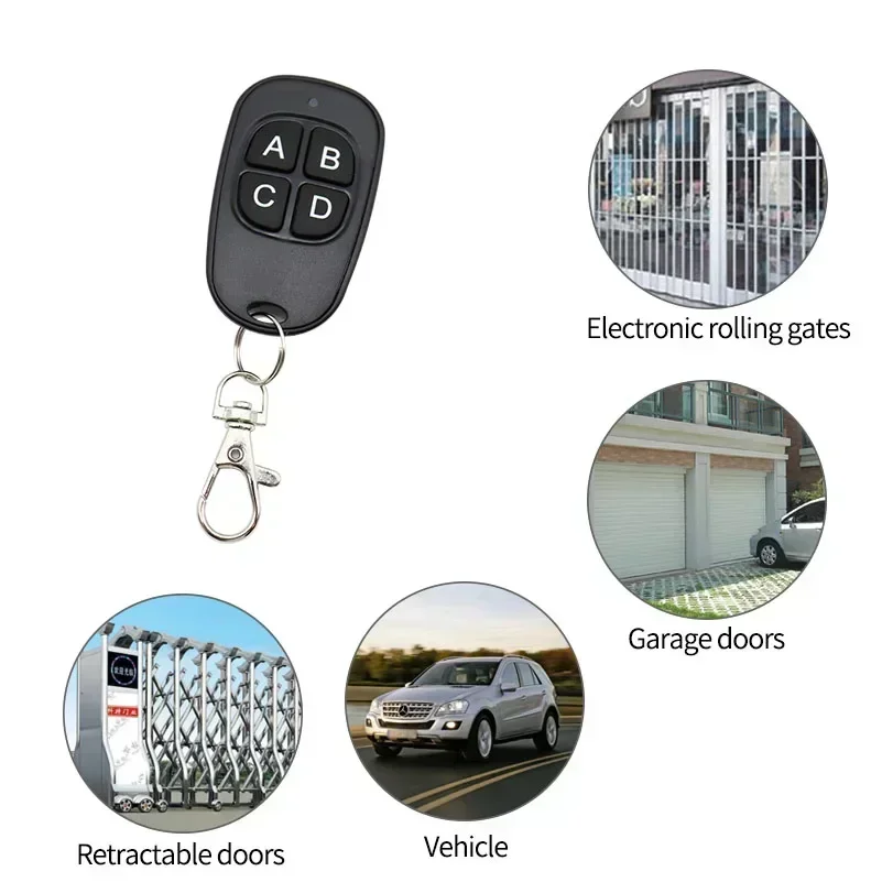 Door Remote Control 433MHz Copy Garage  Universal Remote Control Cloning electric gate Remote Controller Duplicator Key view 6