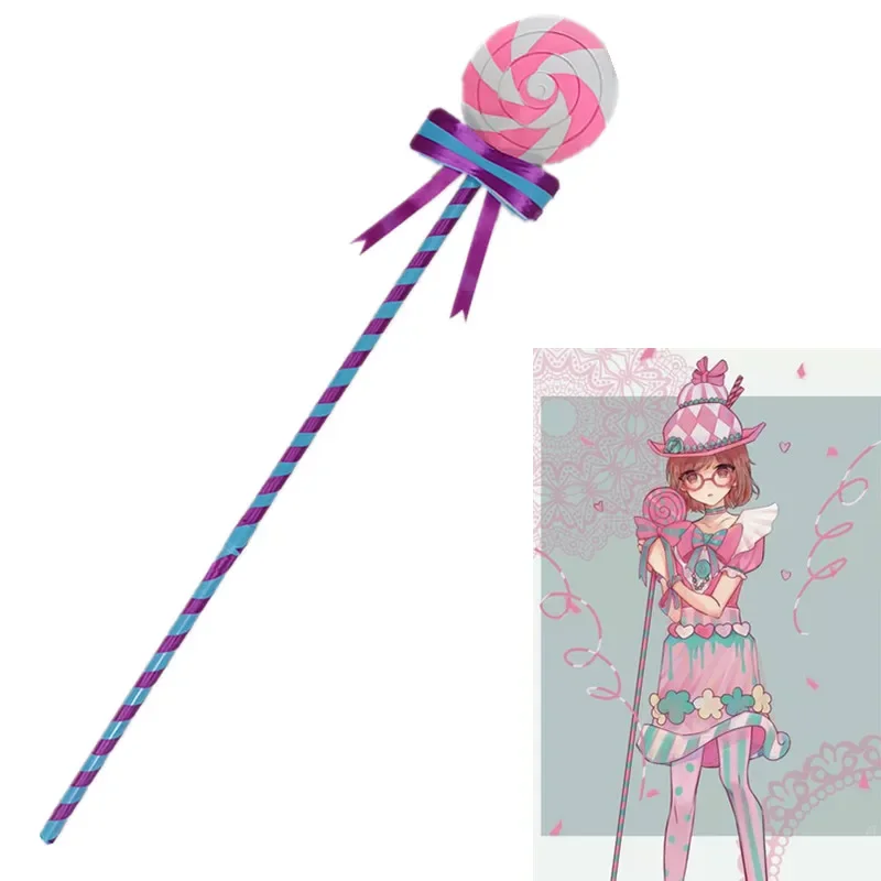 Hot Game Identity V Blind girl Helena Adams Cosplay Prop Lollipop Walking Stick Canes  Cosplay Prop