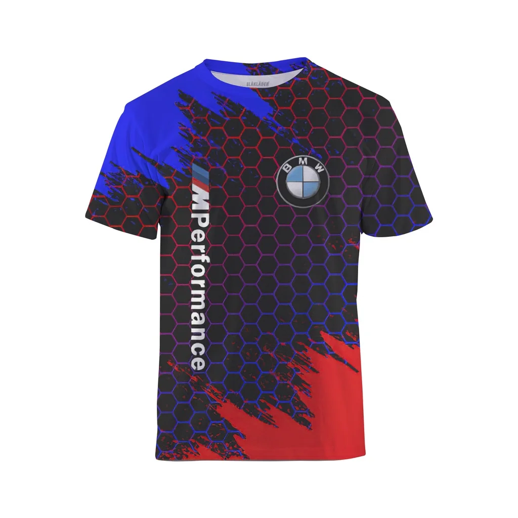 BMW دراجة نارية تي شيرت تي شيرت رجالي على الطرق الوعرة BMW تي شيرت مطبوع الصيف الرياضة امتصاص العرق تنفس التجفيف السريع تي شيرت #2