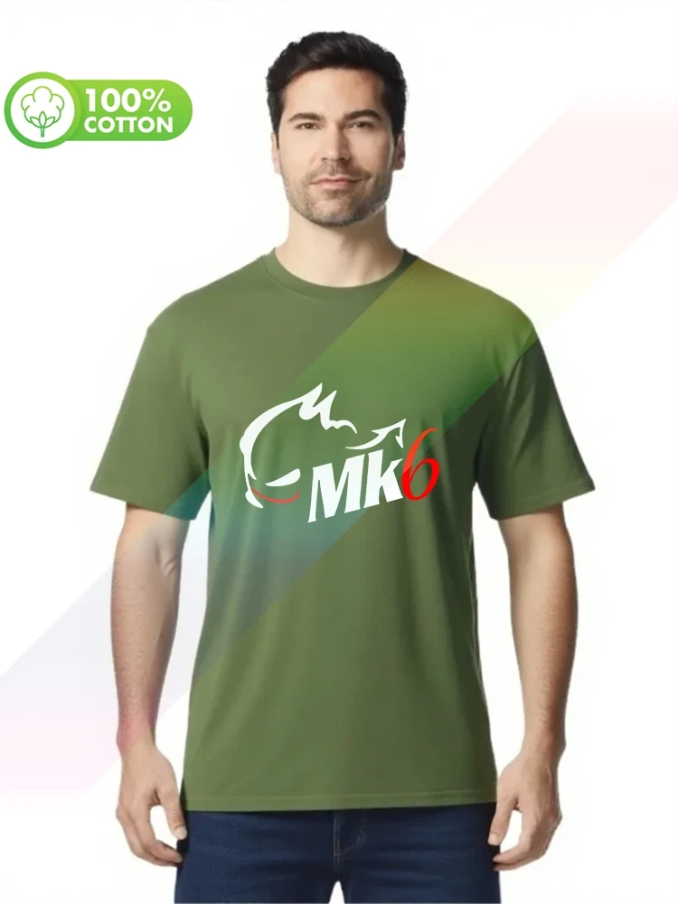 100% cotton round neck heavy weight men's T-shirt EVIL RABBIT shirt VW Golf GTI Racing Mk6 Mk7 R32 S-XXXL Tops Tees view 2