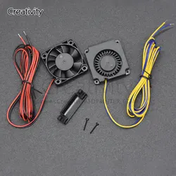Creativity 4010 Fan Extruder Hot End Axia Fan 40x40x10MM 12/24V Cooling Fan 24V Brushless Fan for Ender3/CR10/Ender5 3D Printer