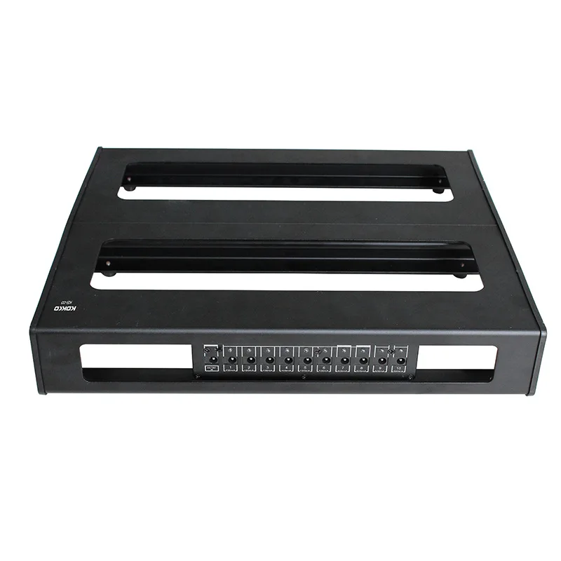 KOKKO KB-2 Mini Aluminum Alloy Guitar Pedalboard with Carry Bag – Ultra-Portable Pedal Stand & Organizer for 3-5 Effect Pedals
