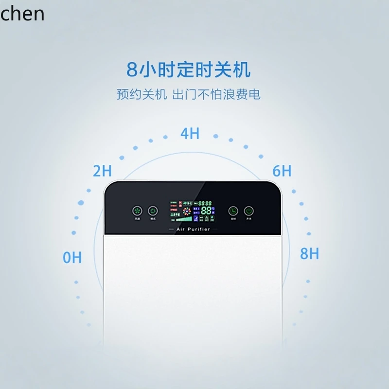 HTT automatische luchtreiniger met negatieve ionen voor binnen om formaldehyde te verwijderen, tweedehands rookstof, kamerverfrisser