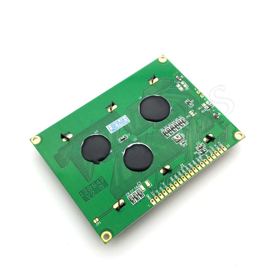 12864 LCD Display Module 5V LCD LED Display Board Yellow Green Blue Screen with Backlight ST7920 Parallel Port 128*64 128X64