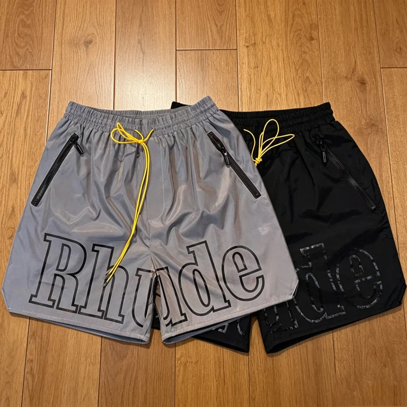 

Мужские шорты Rhude 2026ss: летние, свободные, повседневные, спортивные, с принтом, дышащие