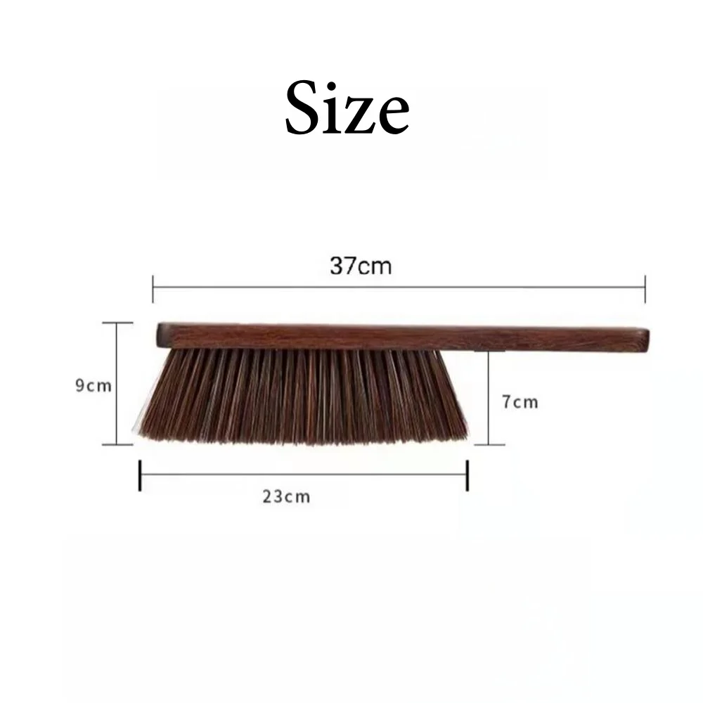 Household Solid Wood Bed Brush Multifunctional Soft Bristle Cleaning Brush Hangable Duster Bedroom Room Corner Cleaning Brush