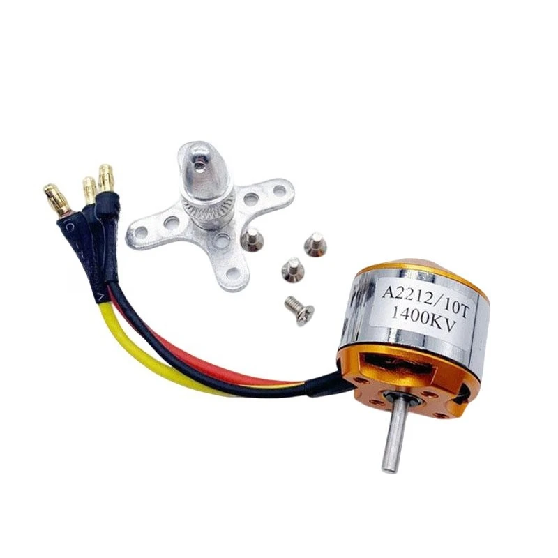 A2212 Brushless Outrunner Motor KV1000 KV1400 KV2200 Power Component For Fixed Wing Equipment Assembly