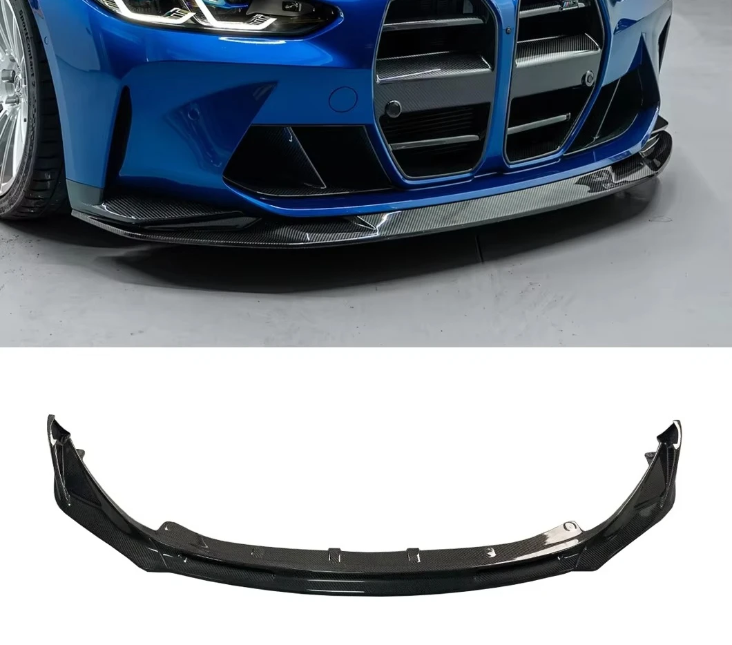 

PU-Design for M3 G80 M4 G82 G83 Bumper Upgrade V Style Body Kit Dry Carbon Fiber Front Lip Factory Direct Sales High Quality