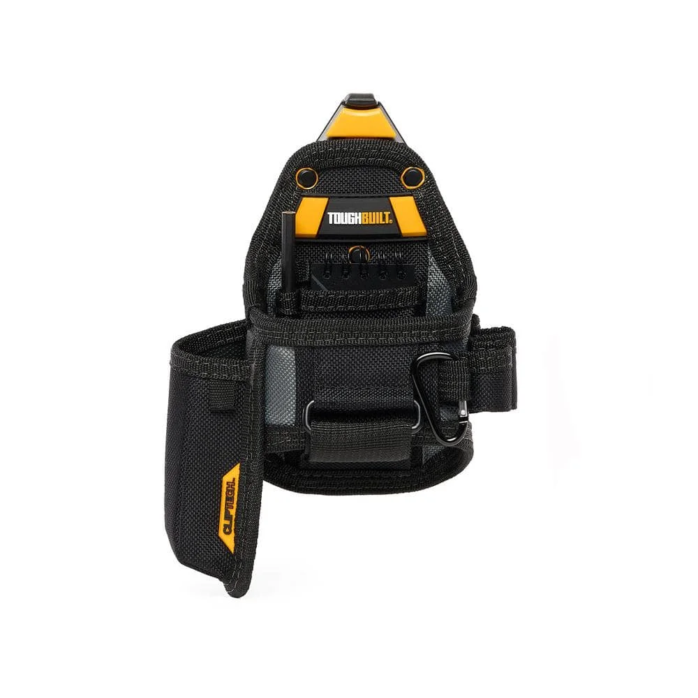 TOUGHBUILT TB-CT-25X Tape Measure / Utility Knife Pouch + Notebook & Pencil Tool Belt Pouch Durable Power Tool Accessories