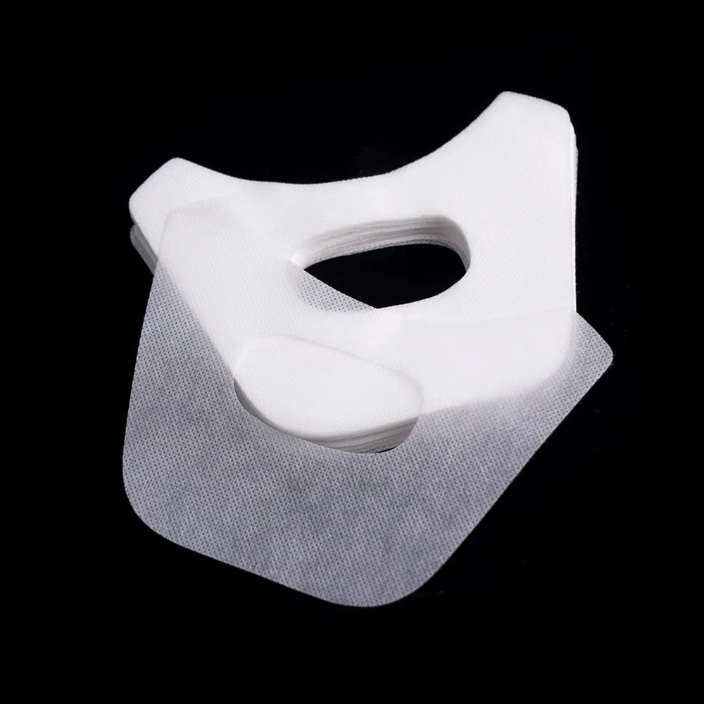 100pcs Disposable Dental Saliva Pad Oral Lip Pad Whitening Tooth Facial Mask Cotton Mask Dental Consumables Material