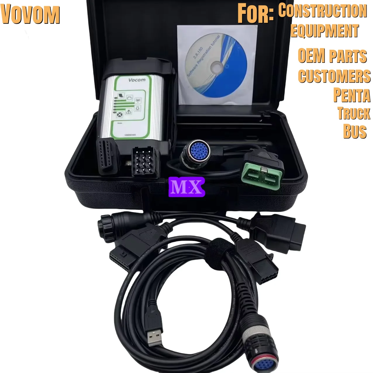 Vocom 88890300 Penta Diagnostic Tools for Truck, Bus, Construction Equipment, and OEM Parts Customers