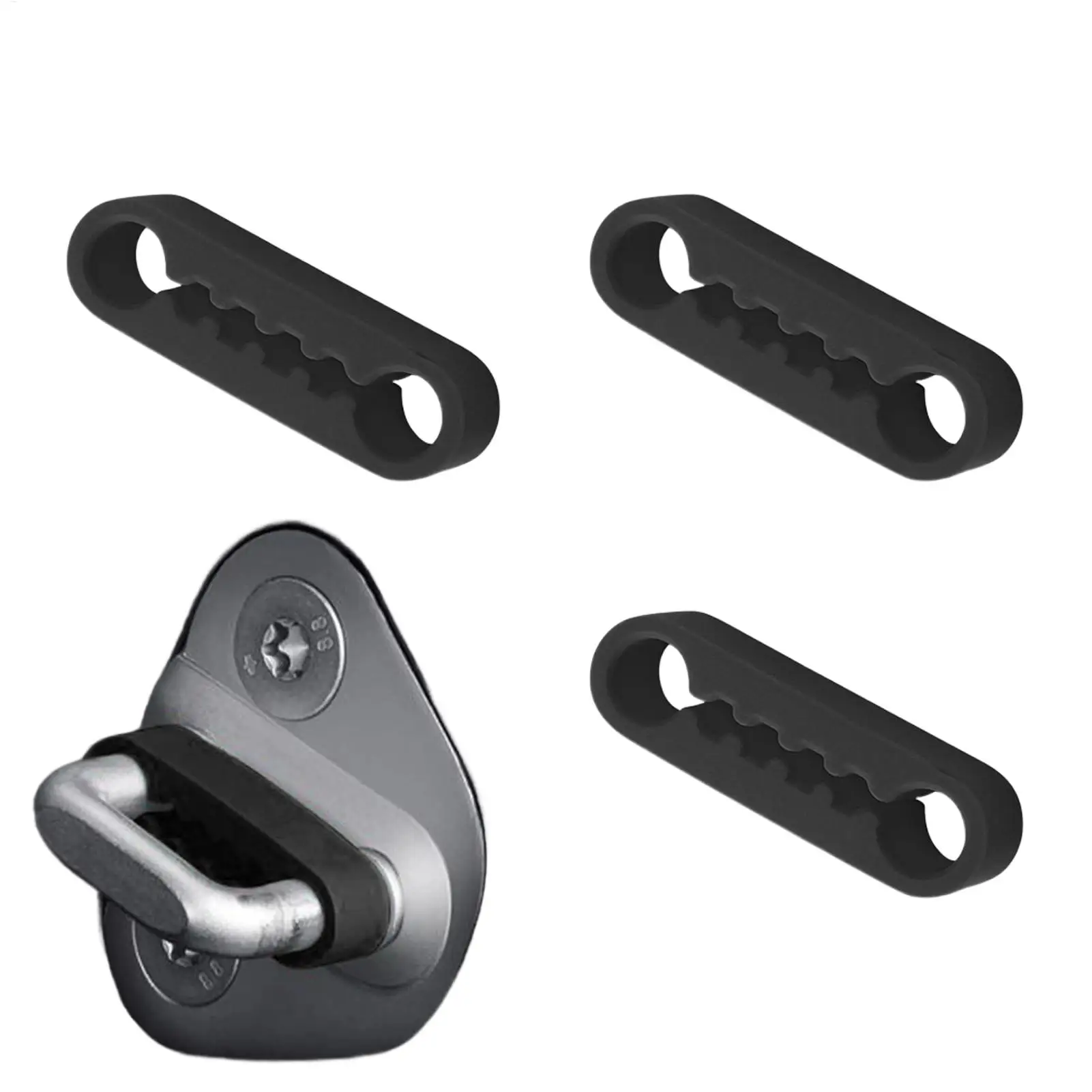 Car Door Shock Absorber Pads Universal Anti-Collision Thick Soundproof Car Slam Stopper Bumper Protector for Minivans Trucks