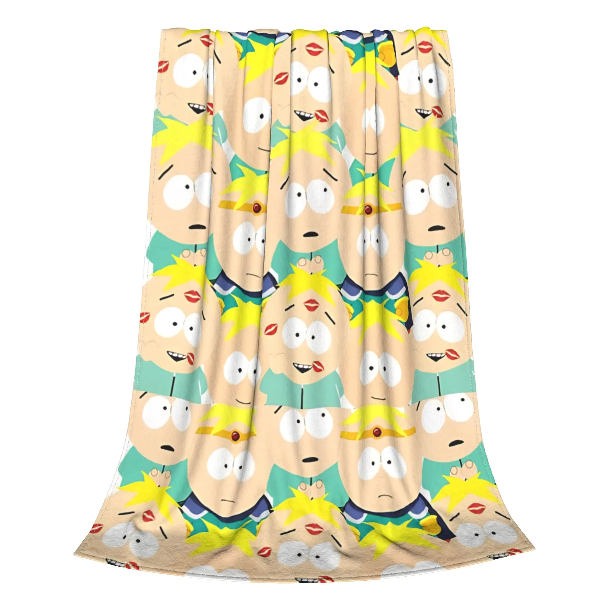 1PC Butters stotch collage S-South Park Home Room Decorations Winter Blankets For Adults Bedding Home Interior Sofa Knee