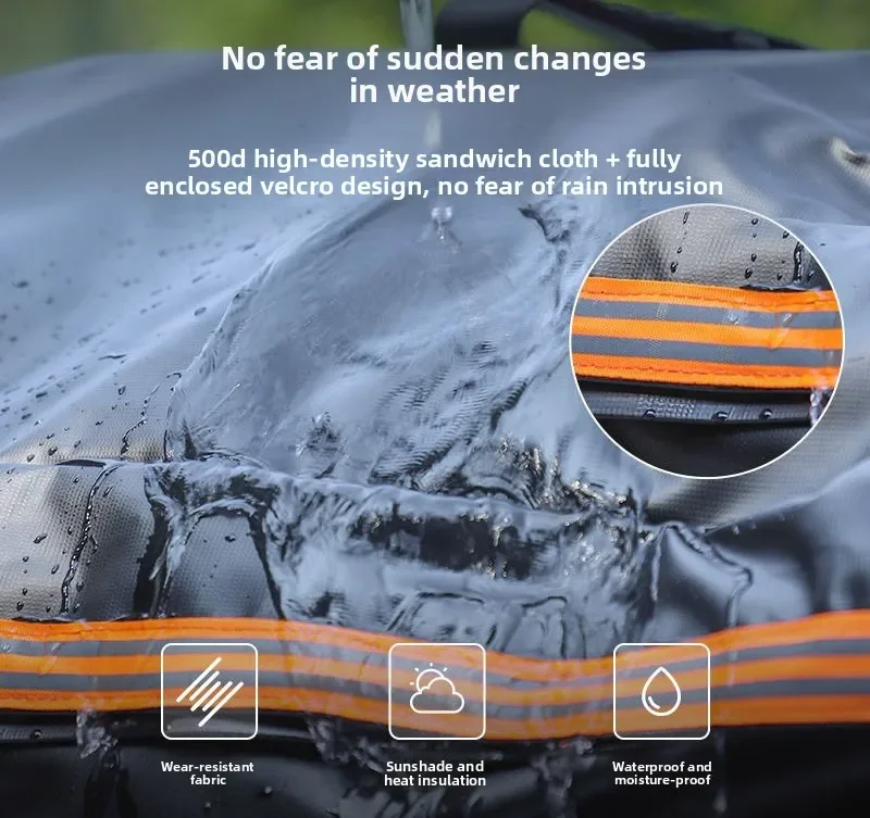 

NEW New Thickened Roof Luggage Bag Camping Travel Bag Waterproof SUV Roof Luggage Storage Car Luggage Rack