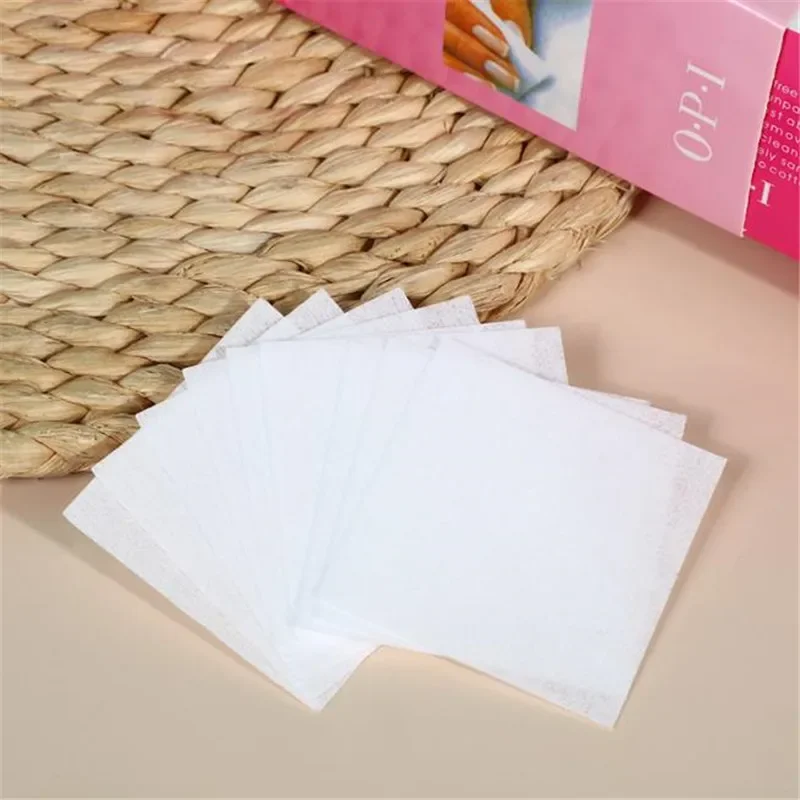 325 個糸くずの出ないコットンパッドマニキュアリムーバーワイプクリーニングツールネイルアートワイプヒント UV ジェルポリッシュ除去パッドワイプ ﻿