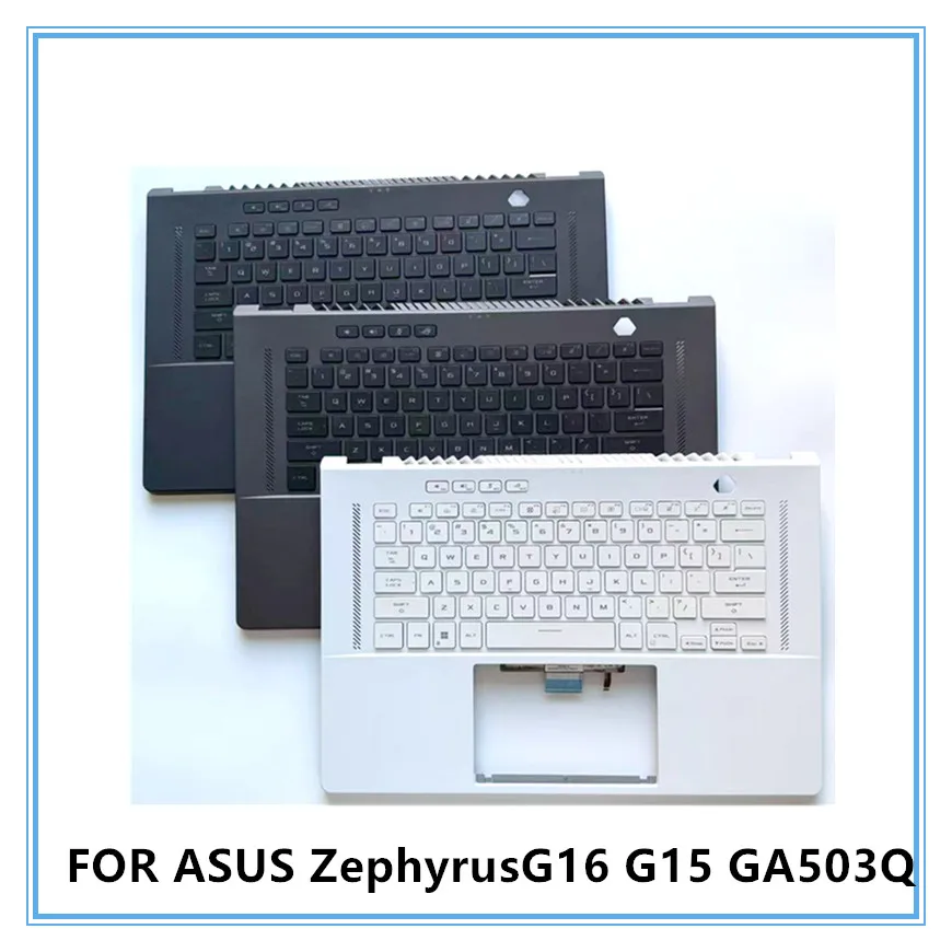 

Новая оригинальная клавиатура США с упором для рук для ноутбука ASUS Zephyrus G16 G15 GA503Q, верхняя крышка упора для рук с английским языком