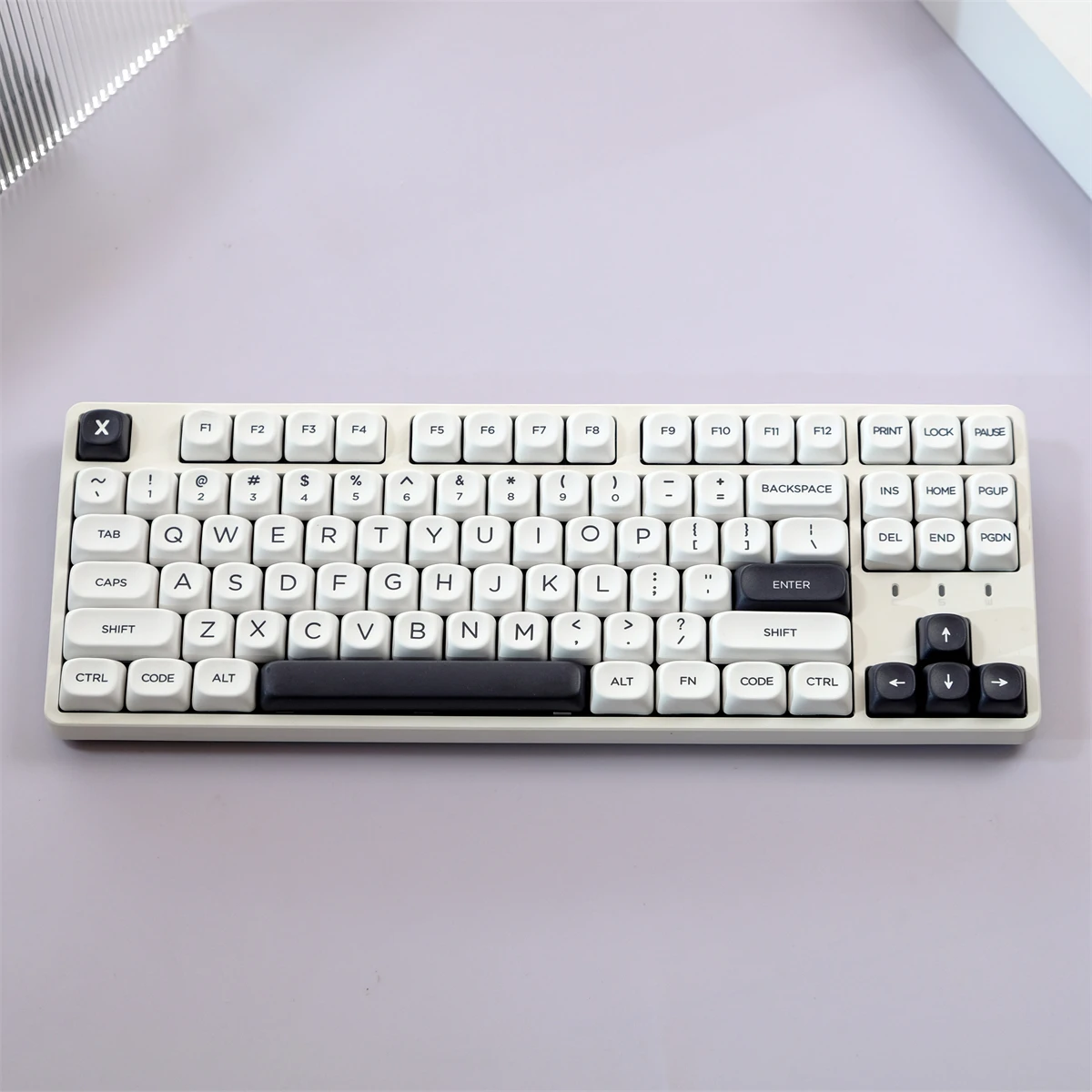 Minimalist White 126Keys PBT Keycaps Five-sided Sublimation MOA Profile Keycaps For MX Switches Mechanical Keyboard Key Caps