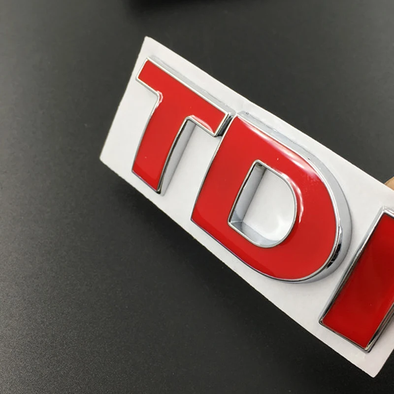 حروف معدنية ثلاثية الأبعاد للسيارة ، ملصقات ، تي دي ، شعار ، شعار ، إكسسوارات شارة ، MK2 ، MK4 ، MK5 ، MK6 ، MK7