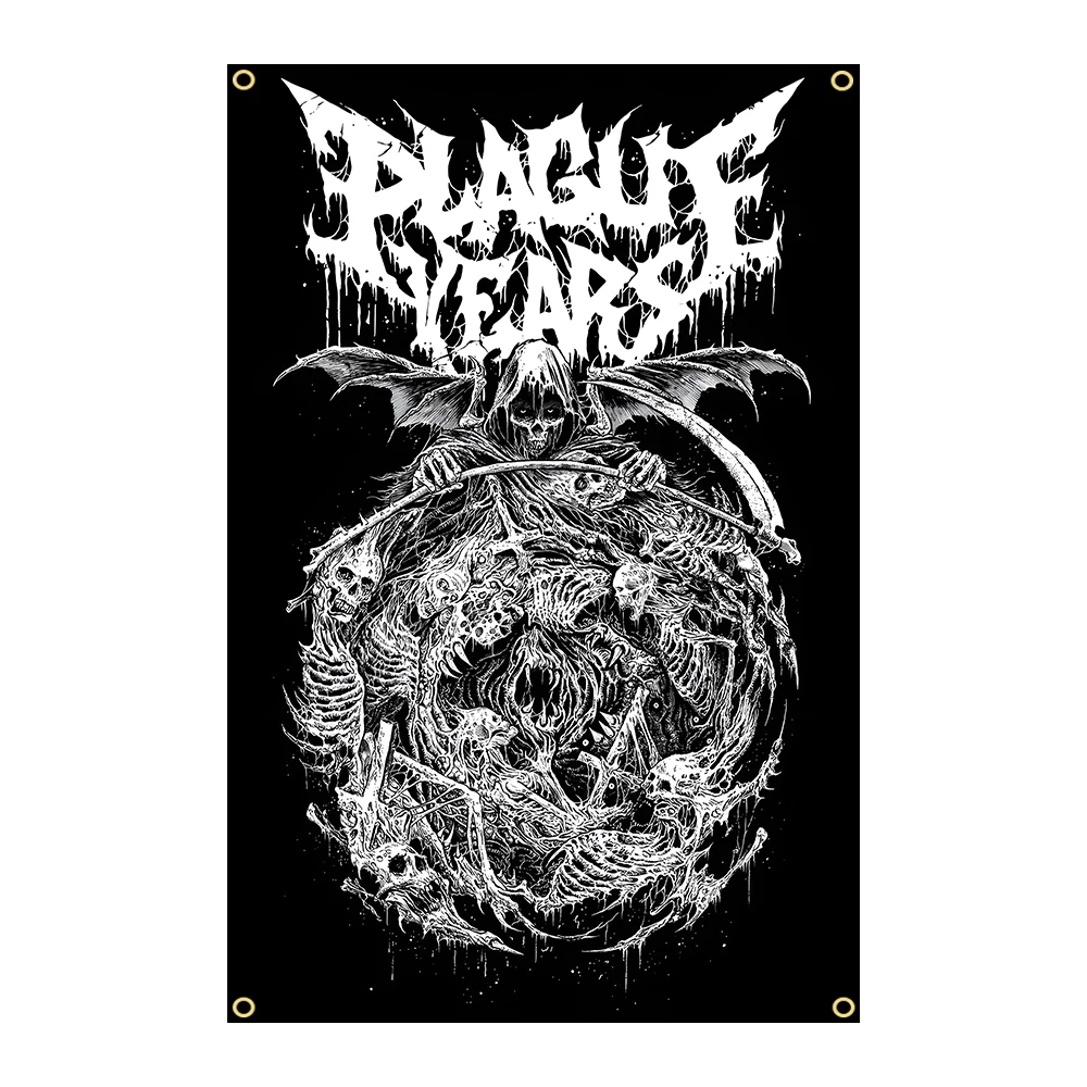 3Jflag  90x150cm The Plague band flag Death metal music sing song Interior decoration banner tapestry