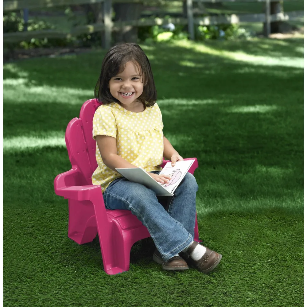 Adirondack-Kinderstuhl 2 Stück, Rosa