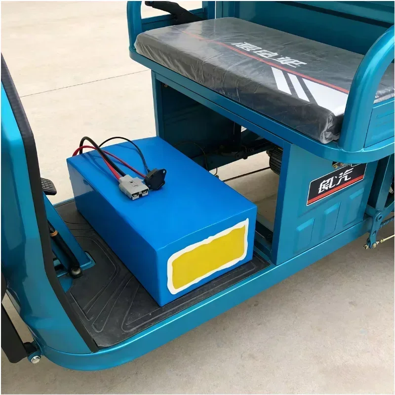 12V 80Ah/90Ah LiFePO4 Battery Pack with 10A Smart Charger | Built for Heavy‑Duty AGVs, Marine Propulsion Systems, Golf Carts, I