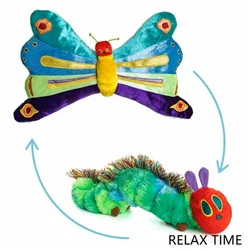 New Cute Books The very hungry caterpillar Change Butterflies Plush 40CM Kids Stuffed Toys For Children Christmas Gifts