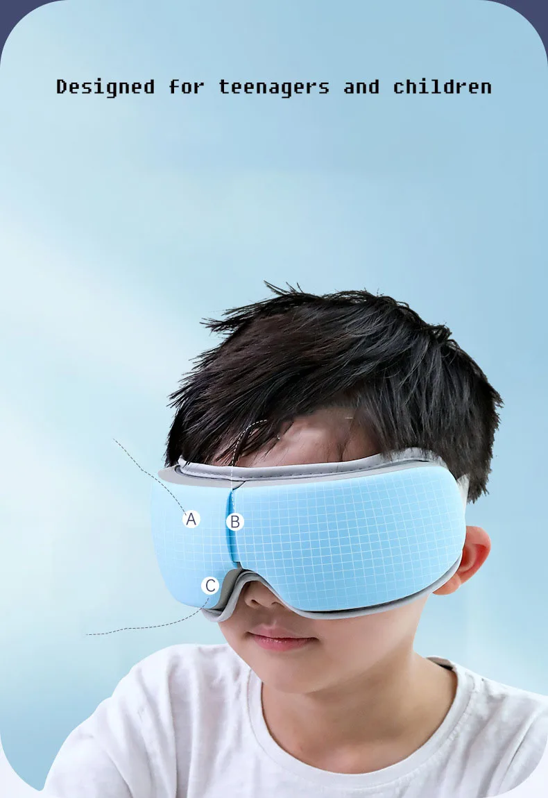 Children eye massage instrument intelligent youth hot charging electric eye eye care massager