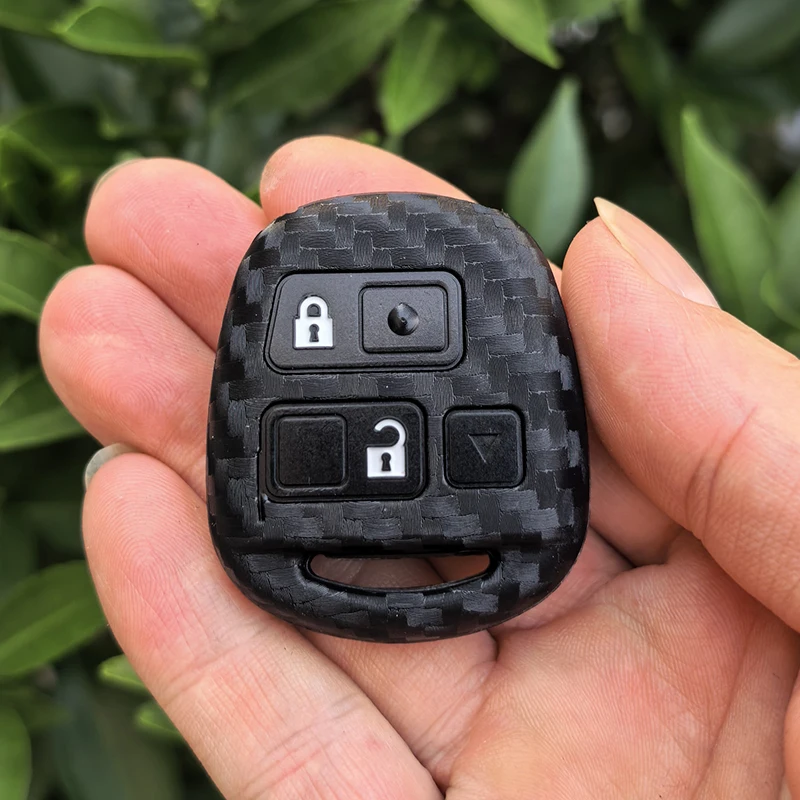 Silicone New 3 Buttons Car Key Case Cover for Toyota FJ Cruiser Land 2008-2014 Yaris Echo for Lexus ES GS LS IS RX SC LX RX400h
