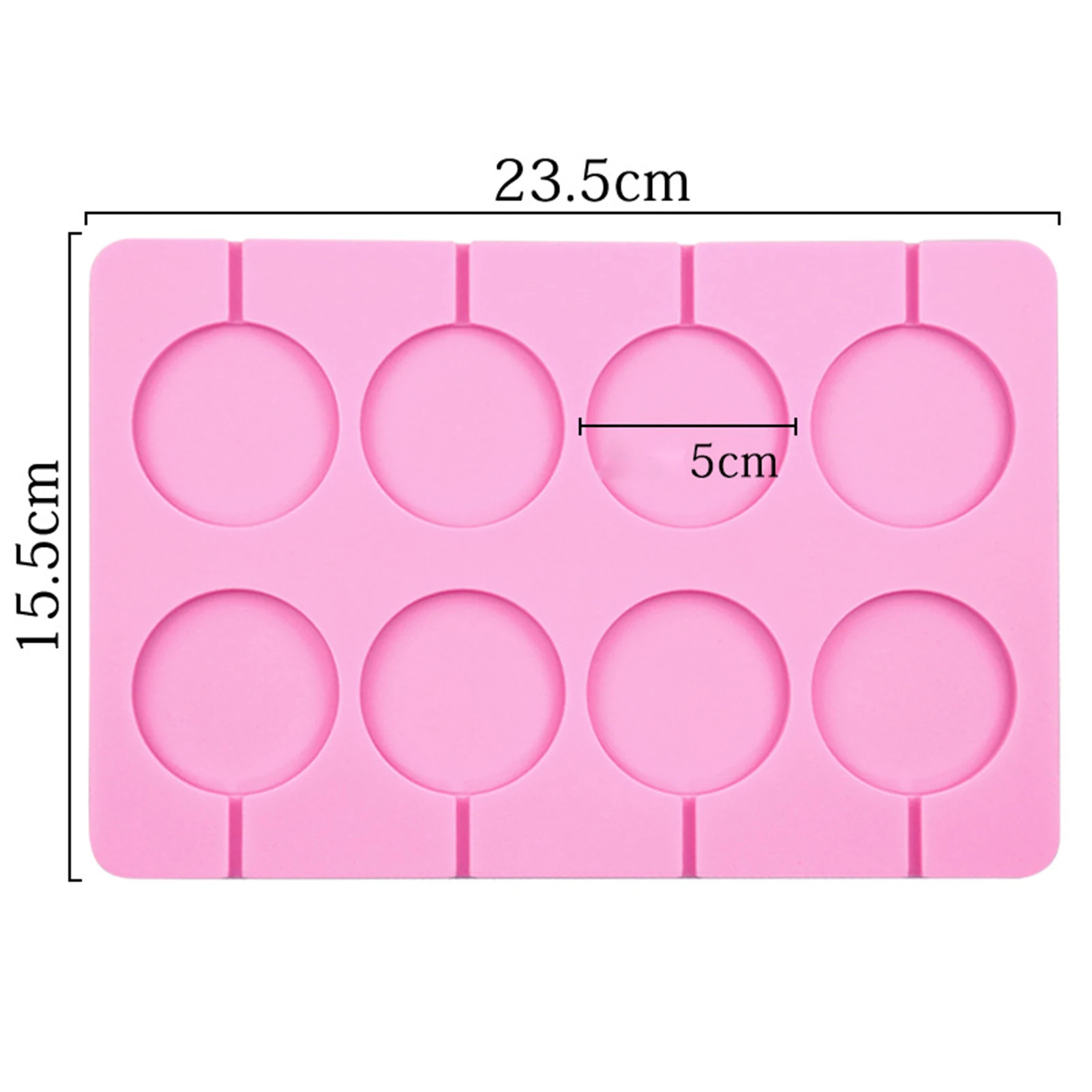 

Round Shape Silicone Mold Lollipop Mould Children Kids DIY Baking Tools for Chocolate Candy Biscuit Home Kitchen Accessories