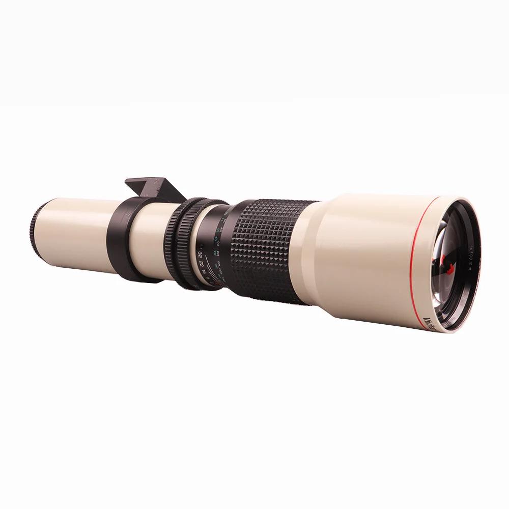 500Mm f8-f32 manual telephoto T2-port SLR fixed-focus lens for moon-looking birds telephoto lens